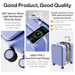 Large Checked Luggage with Cup Phone Holder and Charger Hard Shell Suitcases with Spinner Wheels
