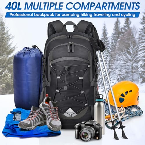 Hiking Backpack 40L Packable Lightweight Camping Daypack Men Women