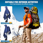 Hooded Rain Poncho for Adult Waterproof Lightweight Raincoat