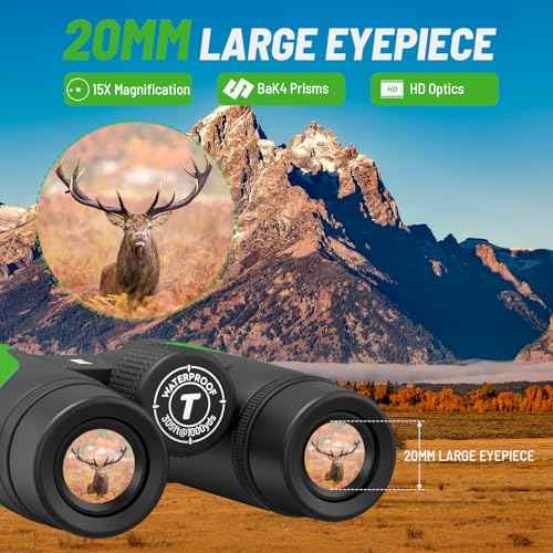15x55 UHD Binoculars for Adults High Powered with Phone Adapter