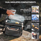 Small Cooler Bag 24 Can Insulated Lunch Box Double Deck Soft Leak (24 Count)