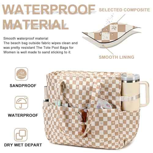 Large Beach Pool Bag for Women