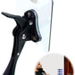Door Stopper with Adhesive Bracket Stickers, No Drilling or Tools Needed, Available for All Doors, Door Holder, Heavy Door Stop, KickDown Door Stoppers, Bottom of Door by HASHI (Black/Bracket)