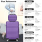 Suitcase Set 3 Piece Luggage Set Expandable with Spinner Wheels