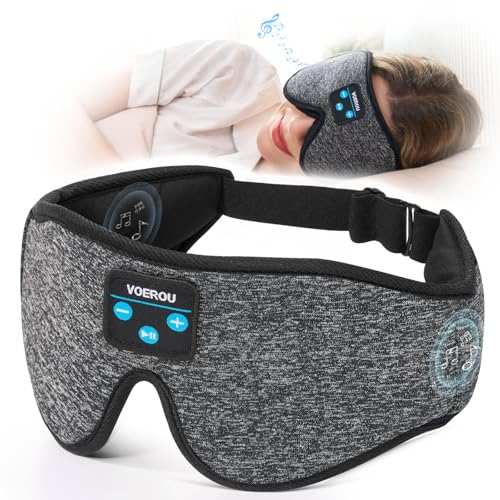 Sleep Mask with Bluetooth Headphones
