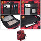 Military Tactical Backpack for Men and Women 45L Army 3 Days Assault Pack Bag Large Rucksack with Molle System Red Black