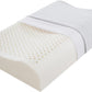 Ultra Thin Nature Latex Foam Pillow-Bouncy Yet Sturdy Soft and Supportive，Ultra Slim Cervical Neck Contour Pillow for Back Sleepers，for Neck Shoulder Pain Relief(23.6"×15.7"×3.1"/3.9")