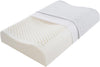 Ultra Thin Nature Latex Foam Pillow-Bouncy Yet Sturdy Soft and Supportive，Ultra Slim Cervical Neck Contour Pillow for Back Sleepers，for Neck Shoulder Pain Relief(23.6"×15.7"×3.1"/3.9")