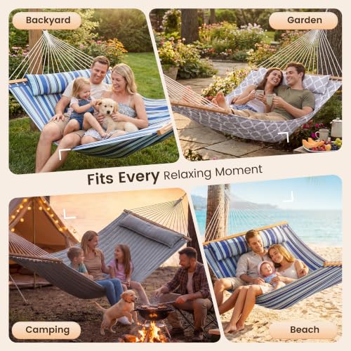2 Person Quilted Hammock with SpreaderBar