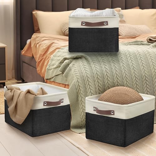 15" x 11" Large Fabric Storage Bin (3 Count)