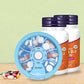 Weekly Pill Organizer 7 Compartment Rotating Pill Box for Daily (7 Count)