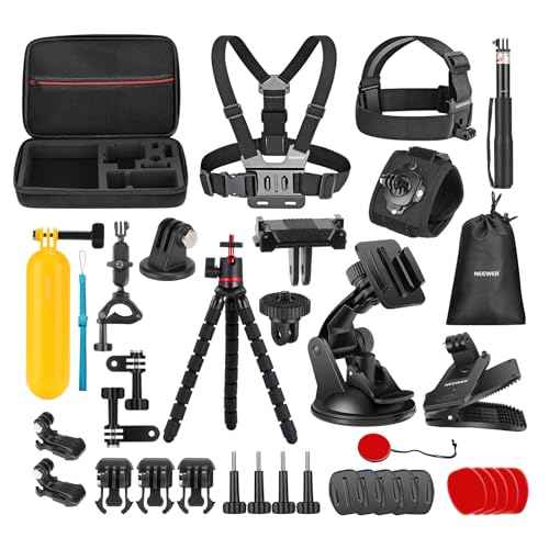 35 in 1 Action Camera Pro Accessories Kit Compatible with DJI Osmo Action 5 Pro 4 3 GoPro (35 Count)