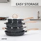 24Pcs Ceramic Cookware Set