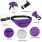Large Purple Fanny Pack Sling Bag