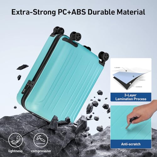 Luggage Sets 2 Piece Hardshell Suitcase (2 Count)