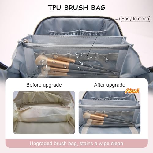 Travel Makeup Bag Organizer Cosmetic Bag (3 Count)