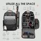 Urban Camera Backpack for Photographers Compact 12.5L Black TRL