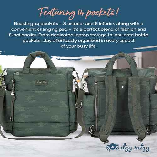 Dream Convertible Diaper Bag Tote Backpack