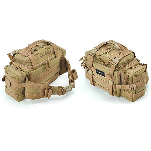 Tactical Range Bag Outdoor Sling Backpack Hiking Fanny Waist Pack