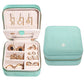 Travel Jewelry Organizer Boxes for Women Small Portable Necklace Earrings Bracelet Rings Travel Case Best Friend Birthday Gifts for Women Trendy