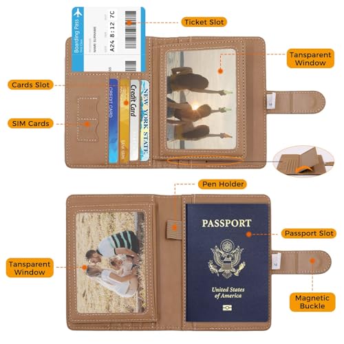 Rfid Passport Holder for Travel women