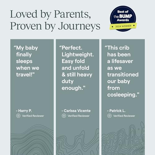 Travel Crib Includes Lightweight Backpack Design