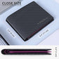Mens Bifold Wallet with 2 ID Windows Carbon Fiber Leather