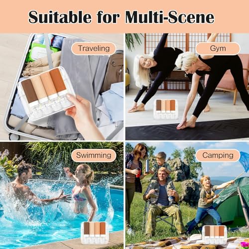Travel Bottles for Toiletries 3oz (17 Count)