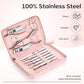 Stainless Steel Manicure Set 11 (11 Count)