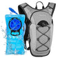 Lightweight Hydration Backpack with 2L Water Bladder Water Backpack for Hiking Gear Hydration Pack for Cycling Running Biking Hiking Backpack Gray