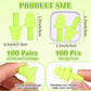100 Pairs Silicone Ear Plugs Bulk with Case Nrr 29db (100 Count)
