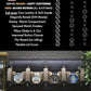 Watch Travel Case for Men Leather Watch Roll for Travel Organizer and Display 4 Watch Case Full (45 Count)