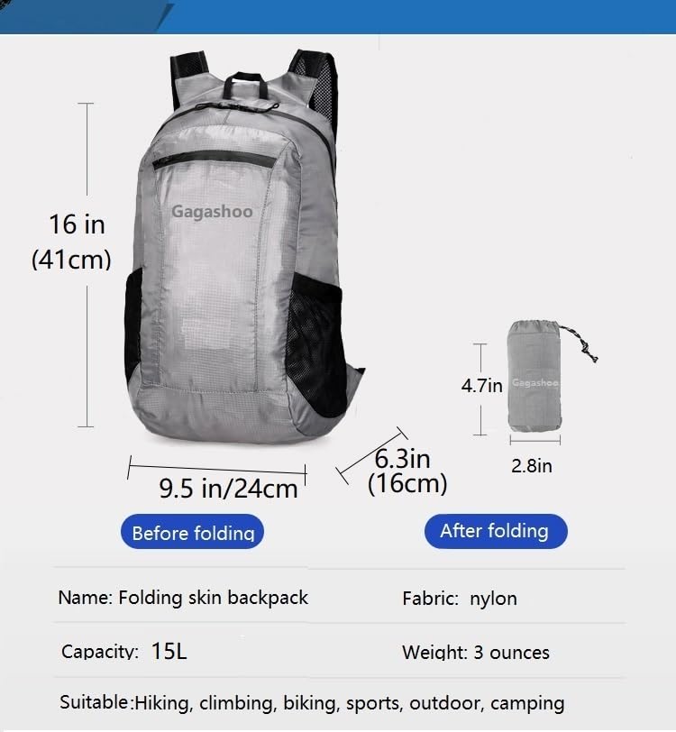 Ultra Foldable Hiking Daypack