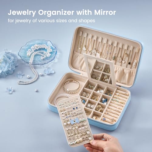 Travel Jewelry Case for Women Girls