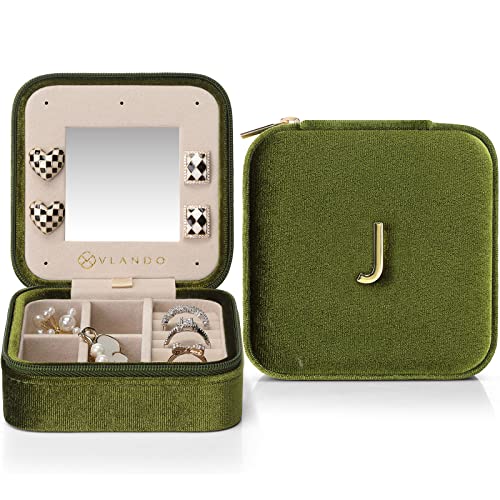 Plush Velvet Travel Jewelry Case