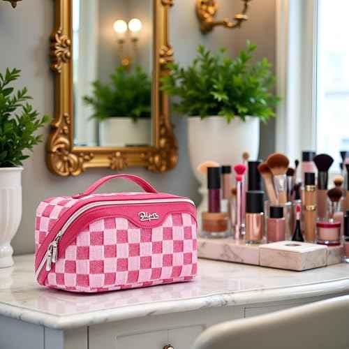 Travel Makeup Bag Cosmetic Bags for Women (3 Count)