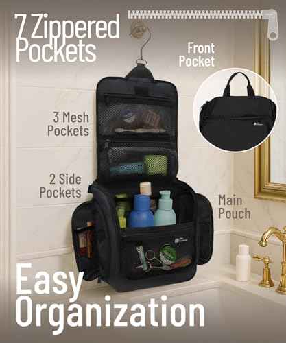 D&D Wanderlust Hanging Travel Toiletry Bag for Women & Men