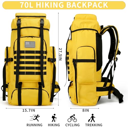Hiking Backpack for Men 70L