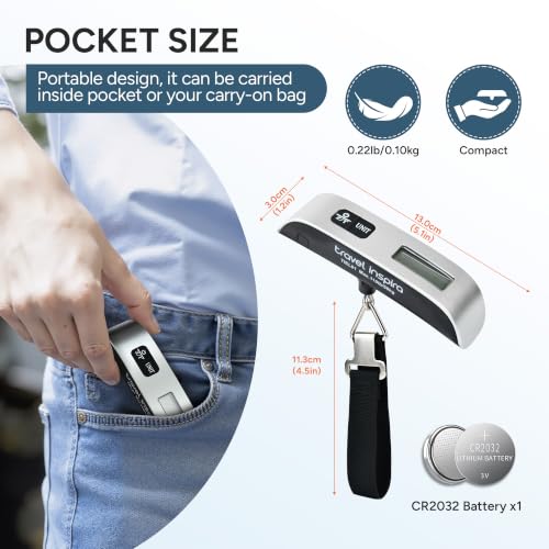 Luggage Scale Digital Suitcase Weight Scale for Travel