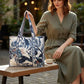 100% Cotton Quilted Tote Bag For Women