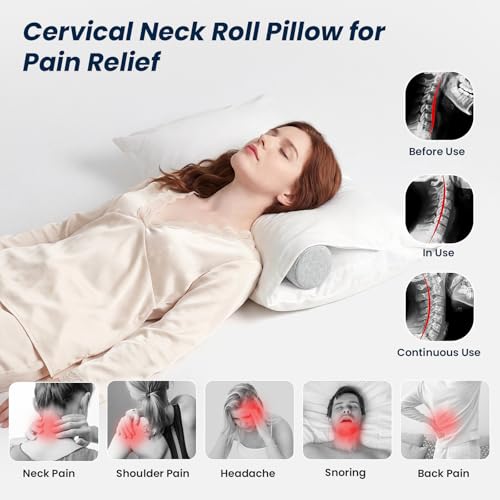 Neck Roll Cervical Pillow for Neck Pain Relief