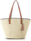 Pahajim Straw Beach Bags Tote Tassels Bag Hobo Summer Handwoven Shoulder Bags