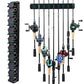 Vertical Fishing Rod Holder Wall Mount
