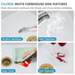 27"x19" White Undermount Sink