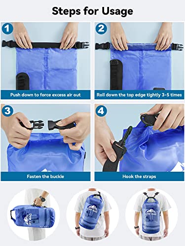 Dry Bag Waterproof Backpack with Phone Case
