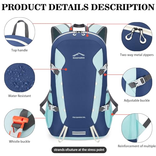 35L Ultra Lightweight Foldable Packable Hiking Backpack