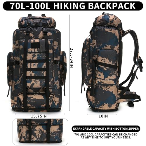 Hiking Backpack for Men 70L
