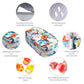 Weekly Travel Pill Organizer 2 Times a Day AM PM Rainbow Pill Box