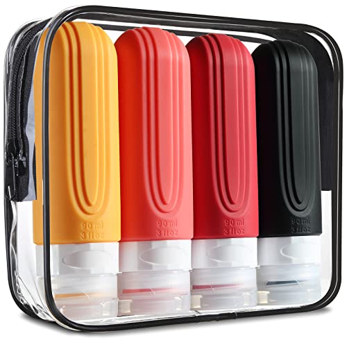 Travel Bottles for Toiletries (4 Count)