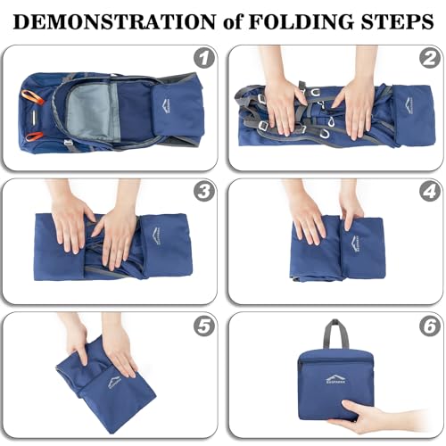 35L Ultra Lightweight Foldable Packable Hiking Backpack